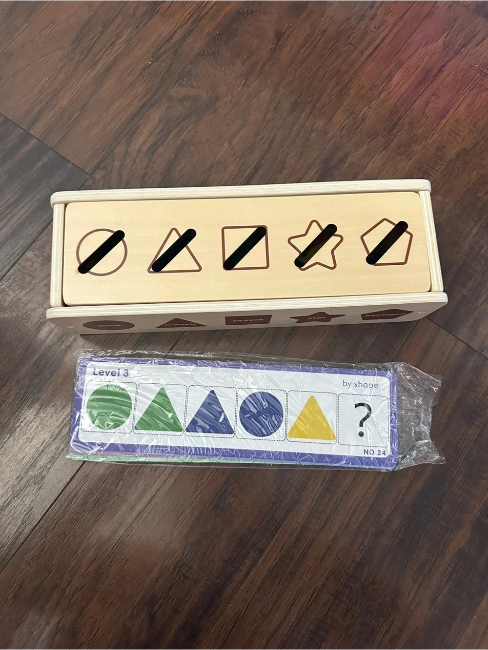 2 Montessori Wooden Learning Toys Bundle – Shape Sorting Box & Magnetic Dress-Up
